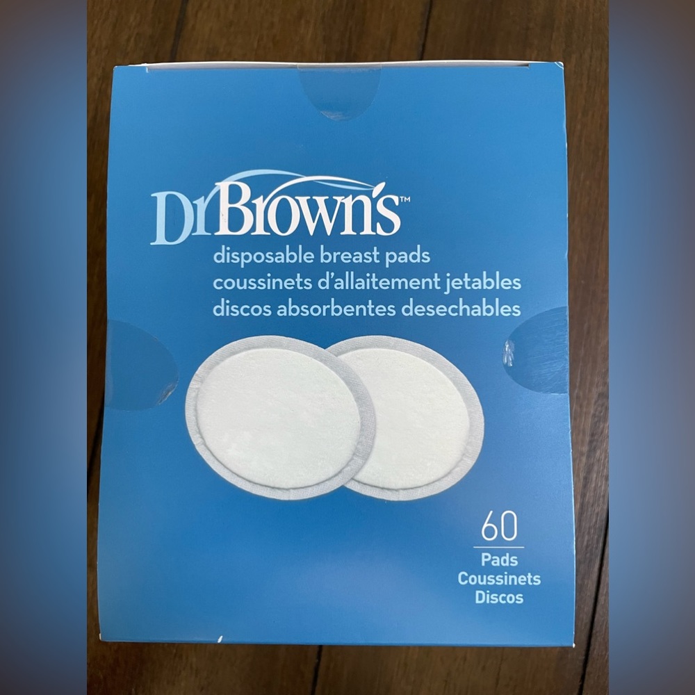 Dr. Brown's Disposable Breast Pads 60 and Washable Breast Pads 4 Count